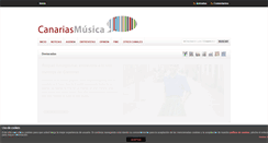 Desktop Screenshot of canariasmusica.com