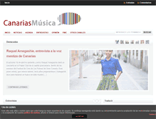 Tablet Screenshot of canariasmusica.com